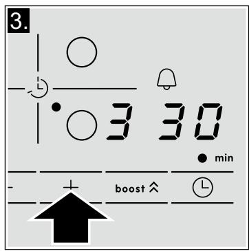 BOSCH PIM611T16E - Programmazione del tempo di cottura. - 2