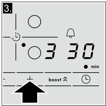 BOSCH PIM611T16E - Programmeren van de kooktijd. - 2