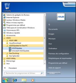 ASUS EEE PC X101CH-BLK023S - Mise à jour du BIOS sur Internet - 1