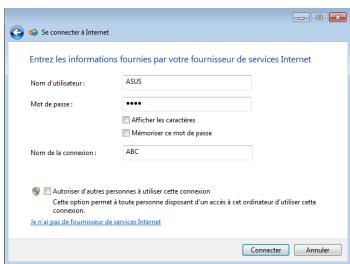 ASUS EEE PC X101CH-BLK023S - Suivez les étapes suivantes pour une connexion PPPoE - 3