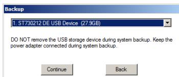 ASUS EEE PC X101CH-BLK023S - Sauvegarder les fichiers de restauration - 3
