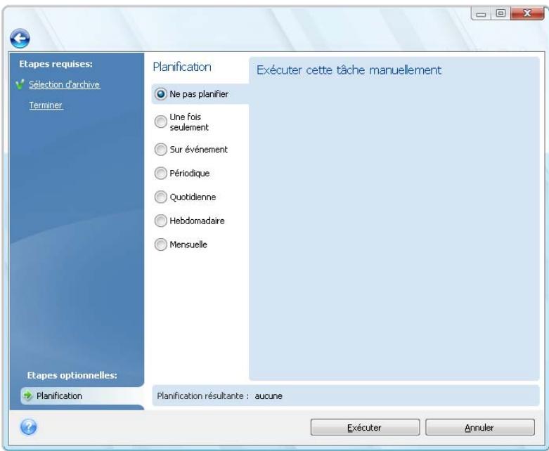 ACRONIS TRUE IMAGE HOME 2010 - Valider les archives de sauvegarde - 1