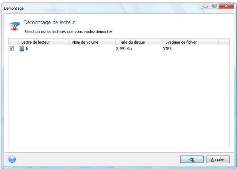 ACRONIS TRUE IMAGE HOME 2010 - Démontrer une image - 1