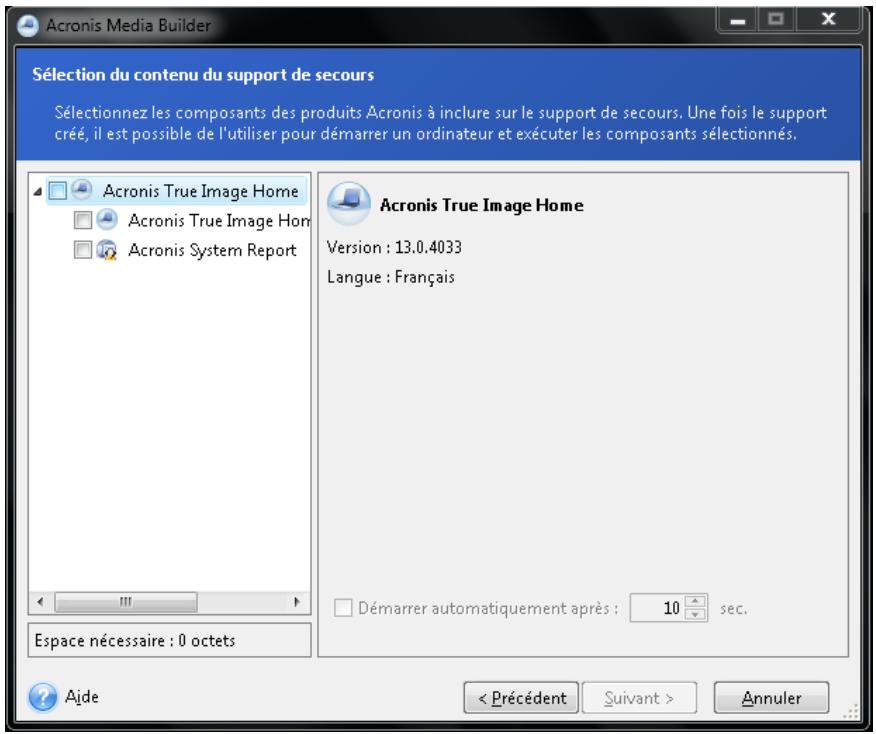 ACRONIS TRUE IMAGE HOME 2010 - Création d'un support de secours Linux - 1