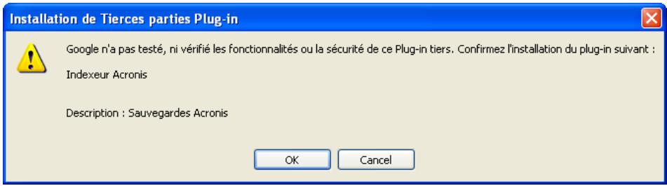 ACRONIS TRUE IMAGE HOME 2010 - Utilisation de Google Desktop avec Acronis True Image Home 2010 Netbook Edition - 1