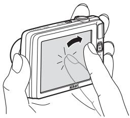 NIKON COOLPIX S4200 - Touchez l'écran tactile. - 1