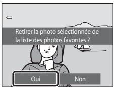 NIKON COOLPIX S4200 - Remarque concernant l'effacement d/images en mode photos favorites - 2