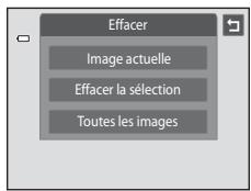 NIKON COOLPIX S4200 - Touchez l'option d'effacement souhaïée. - 1