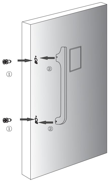 BRANDT BFD5827NX - INSTALL THE DOOR HANDLE - 1