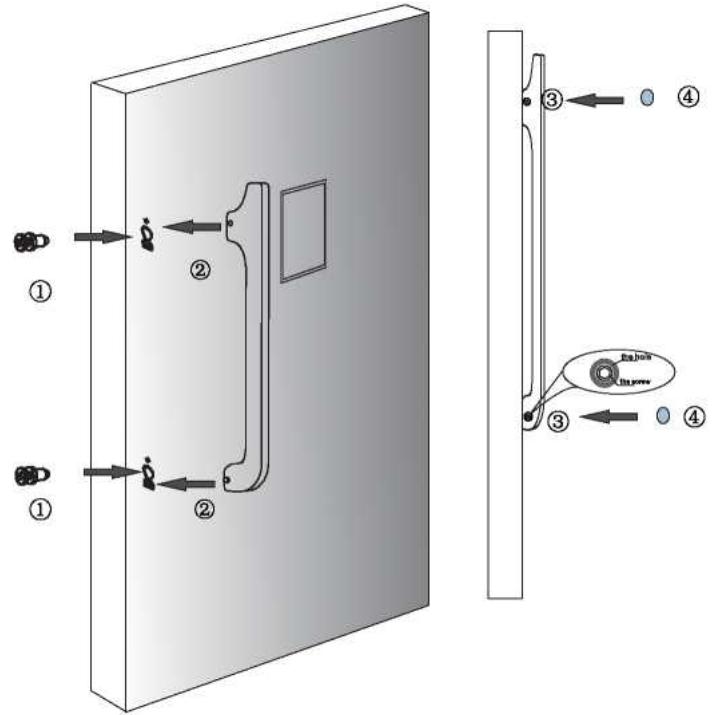 BRANDT BFD5827NX - Installatie van de deurhandgreep - 1