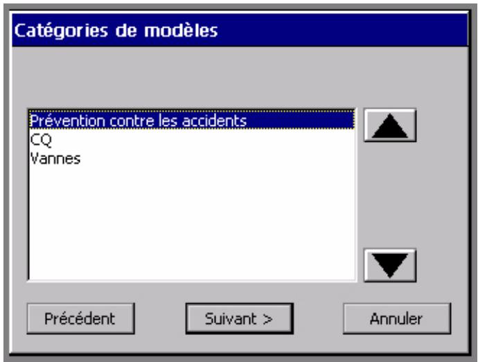 BRADY GLOBALMARK - Choix d'une catégorie - 1