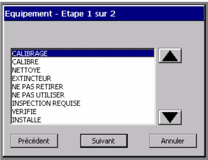 BRADY GLOBALMARK - Réponse aux invites de liste de sélection - 1