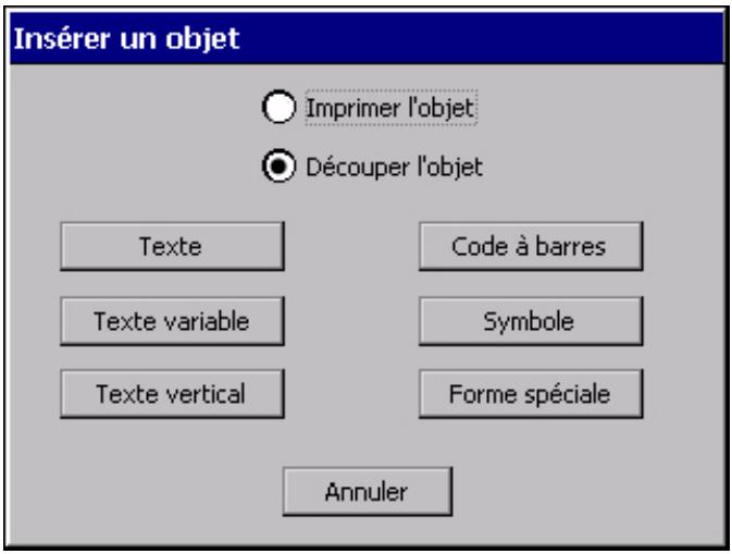 BRADY GLOBALMARK - Ajout d'objets à découvert - 1