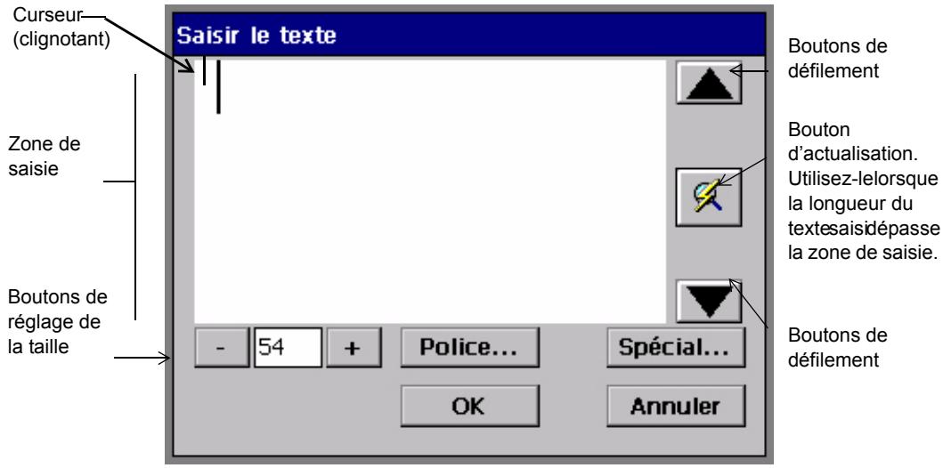 BRADY GLOBALMARK - Saisie d'informations dans les écrans de saisie - 1