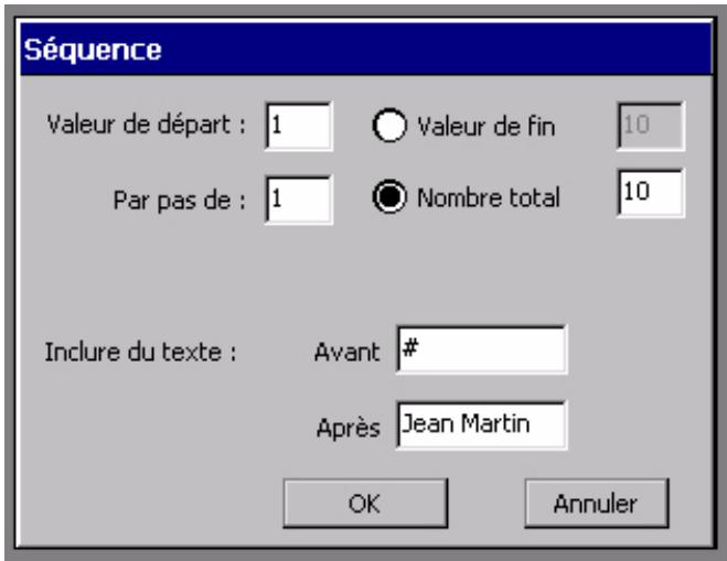 BRADY GLOBALMARK - Création d'étiquettes séquentielles - 1