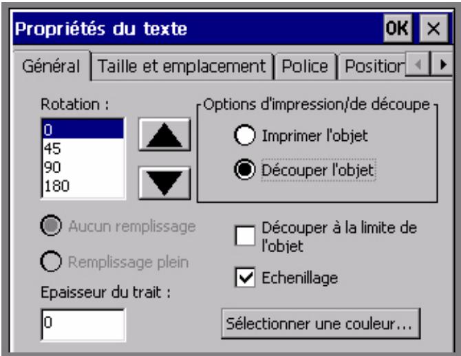 BRADY GLOBALMARK - Pour écheniller un objet texte - 1