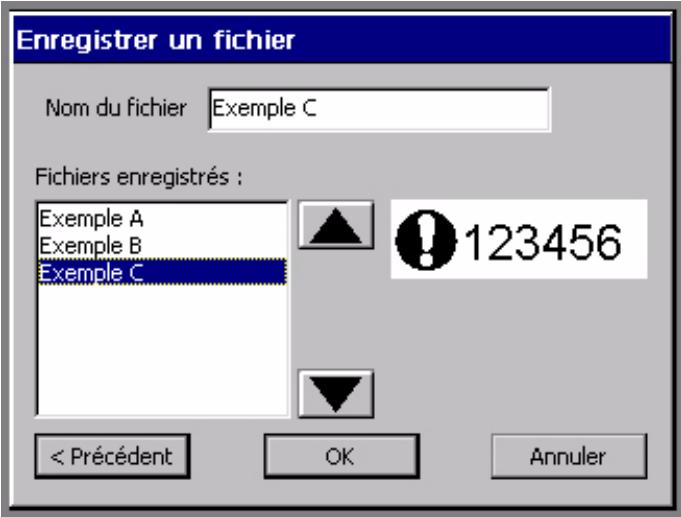 BRADY GLOBALMARK - Pour enregistrer une étiquette dans un fichier dans la mémoire interne - 3