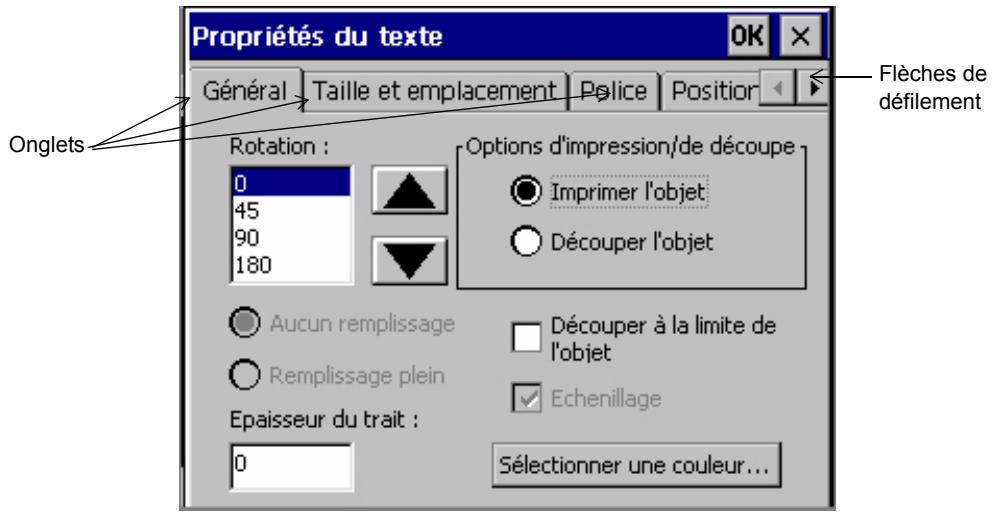 BRADY GLOBALMARK - Ecrans de saisie à onglets - 1