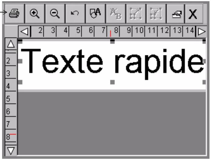 BRADY GLOBALMARK - Pour creer une etiquette Texte rapide - 2
