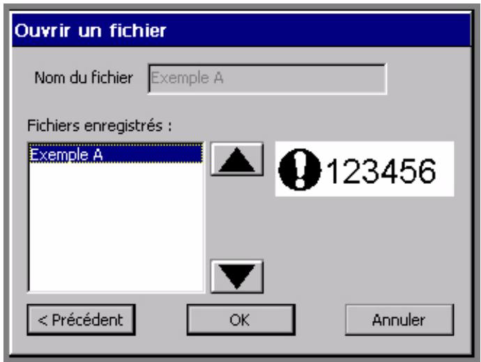 BRADY GLOBALMARK - Pour ouvrir un fichier à partir de l'écran Menu principal - 2