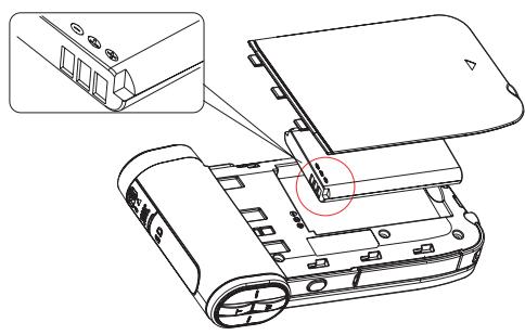TOSHIBA P20 - Introduction de la pile - 1