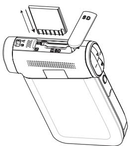TOSHIBA P20 - Insertion et retrait d'une carte SD (facultatif) - 1