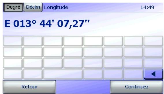 FALK NAVIGATOR 10 - Saisie de destination à coordonnées géographiques - 2