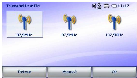 FALK NAVIGATOR 10 - Sortie audio - transmetteur FM (en option) - 3