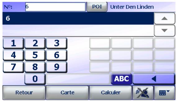 FALK NAVIGATOR 10 - Selectionner le code postal - 1