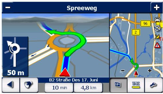 FALK NAVIGATOR 10 - Ecran divisé (Split-screen Pro, en option) - 1
