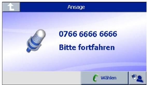 FALK NAVIGATOR 10 - Saisir un numero par commande vocale (Voice dialing); en option - 2