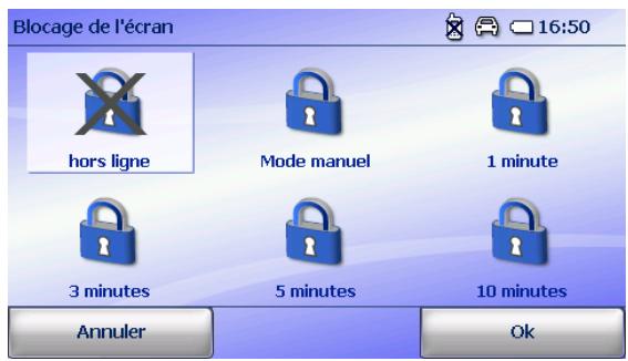 FALK NAVIGATOR 10 - Verrouillage d'écran - 2