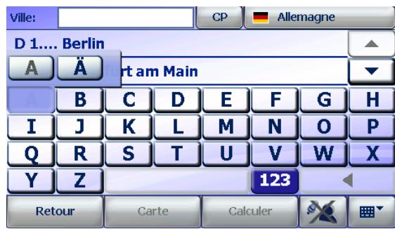 FALK NAVIGATOR 10 - Sélectionner un lieu - 1
