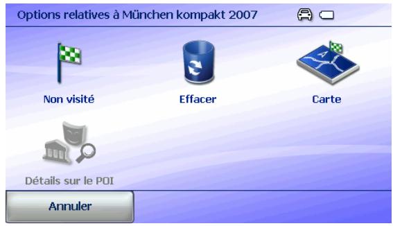 FALK NAVIGATOR 10 - Options d'une excursion - 1