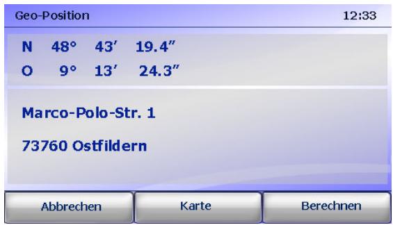 FALK NAVIGATOR 10 - Saisie de destination à coordonnées géographiques - 3