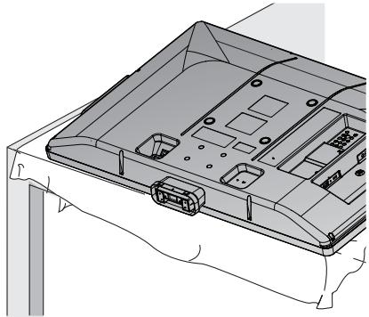 SYLVANIA LC427SSX - l Attaching the Stand - 1