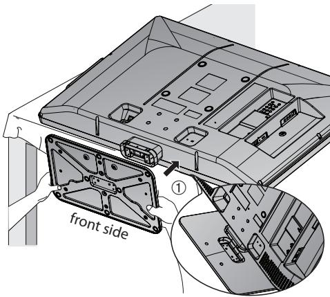 SYLVANIA LC427SSX - l Attaching the Stand - 2