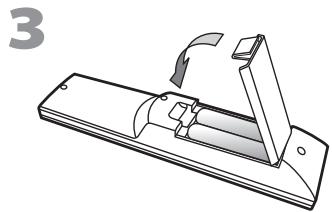 SYLVANIA LC427SSX - l Installing the Batteries - 3
