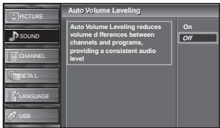SYLVANIA LC427SSX - Auto Volume Leveling - 5