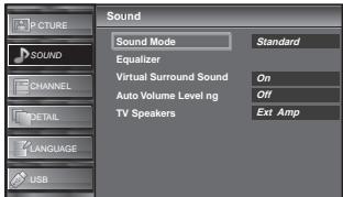 SYLVANIA LC427SSX - Sound Adjustment - 7