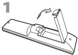 SYLVANIA LC427SSX - l Installing the Batteries - 1