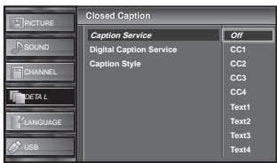 SYLVANIA LC427SSX - Caption Service - 3