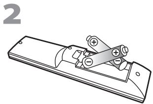 SYLVANIA LC427SSX - l Installing the Batteries - 2