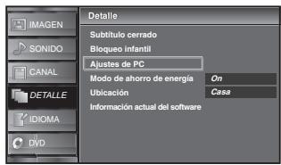 SYLVANIA LD195SSX - Ajustes de PC - 5