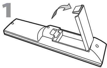 SYLVANIA LD195SSX - l Installing the Batteries - 1