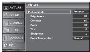SYLVANIA LD195SSX - Picture Adjustment - 11