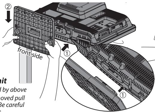 SYLVANIA LD195SSX - To remove the stand from this unit - 1