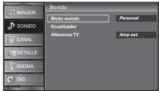 SYLVANIA LD195SSX - Ajuste de Sonido - 5