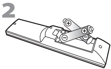 SYLVANIA LD195SSX - l Installing the Batteries - 2