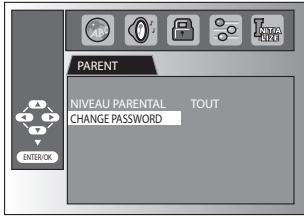 SYLVANIA LD195SSX - Changement de mot de passage - 2